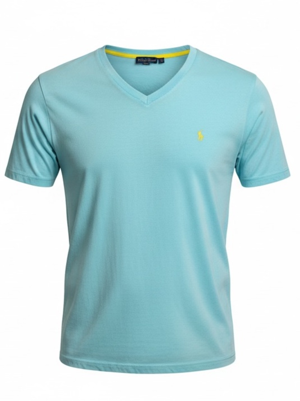 Ralph Lauren Light Blue V-Neck Short Sleeve T-Shirt Size Large